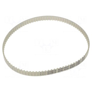Timing belt | T5 | W: 10mm | H: 2.2mm | Lw: 460mm | Tooth height: 1.2mm