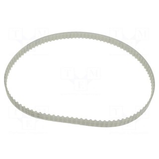 Timing belt | T5 | W: 10mm | H: 2.2mm | Lw: 510mm | Tooth height: 1.2mm
