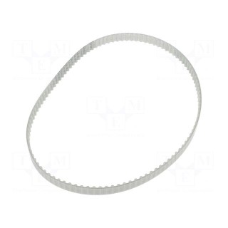 Timing belt | T5 | W: 10mm | H: 2.2mm | Lw: 545mm | Tooth height: 1.2mm