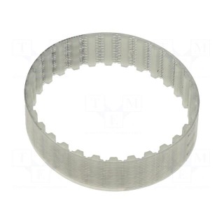 Timing belt | T5 | W: 12mm | H: 2.2mm | Lw: 150mm | Tooth height: 1.2mm