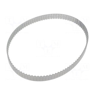 Timing belt | T5 | W: 12mm | H: 2.2mm | Lw: 480mm | Tooth height: 1.2mm