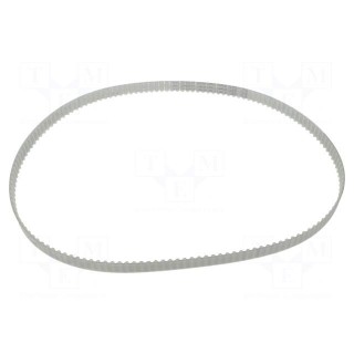 Timing belt | T5 | W: 12mm | H: 2.2mm | Lw: 750mm | Tooth height: 1.2mm