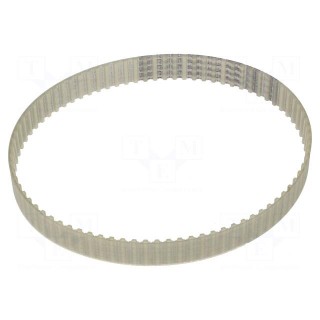 Timing belt | T5 | W: 16mm | H: 2.2mm | Lw: 410mm | Tooth height: 1.2mm
