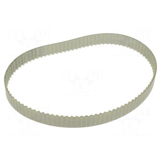 Timing belt | T5 | W: 16mm | H: 2.2mm | Lw: 475mm | Tooth height: 1.2mm