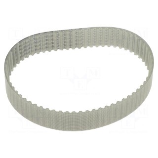 Timing belt | T5 | W: 20mm | H: 2.2mm | Lw: 330mm | Tooth height: 1.2mm