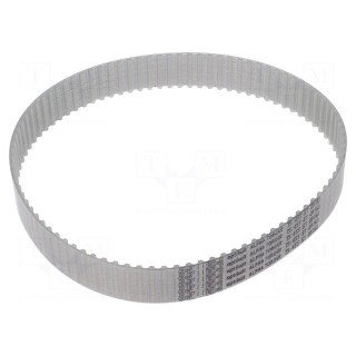 Timing belt | T5 | W: 20mm | H: 2.2mm | Lw: 455mm | Tooth height: 1.2mm