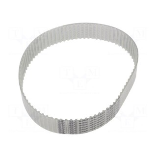 Timing belt | T5 | W: 25mm | H: 2.2mm | Lw: 420mm | Tooth height: 1.2mm