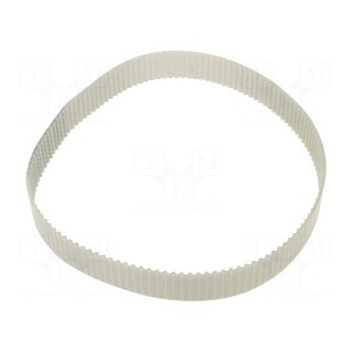 Timing belt | T5 | W: 25mm | H: 2.2mm | Lw: 660mm | Tooth height: 1.2mm