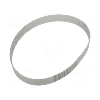 Timing belt | T5 | W: 25mm | H: 2.2mm | Lw: 675mm | Tooth height: 1.2mm