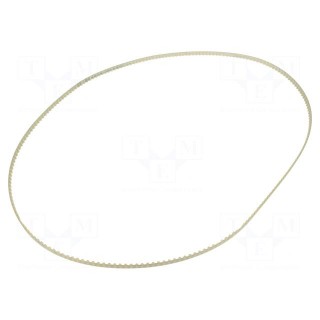 Timing belt | T5 | W: 6mm | H: 2.2mm | Lw: 1075mm | Tooth height: 1.2mm