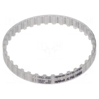 Timing belt | T5 | W: 6mm | H: 2.2mm | Lw: 180mm | Tooth height: 1.2mm