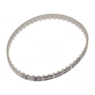 Timing belt | T5 | W: 6mm | H: 2.2mm | Lw: 250mm | Tooth height: 1.2mm
