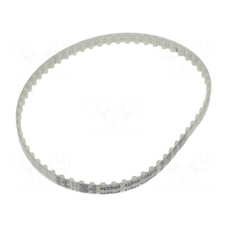 Timing belt | T5 | W: 6mm | H: 2.2mm | Lw: 305mm | Tooth height: 1.2mm