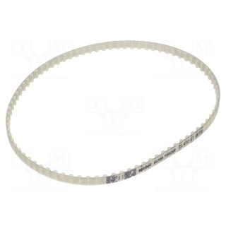 Timing belt | T5 | W: 6mm | H: 2.2mm | Lw: 410mm | Tooth height: 1.2mm