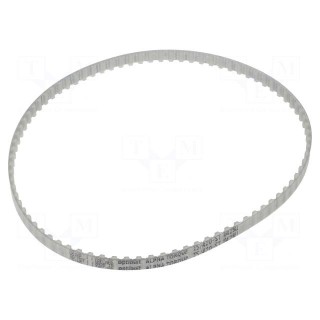 Timing belt | T5 | W: 6mm | H: 2.2mm | Lw: 420mm | Tooth height: 1.2mm