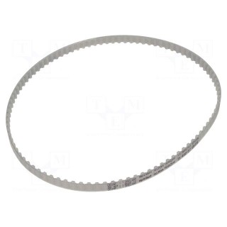 Timing belt | T5 | W: 6mm | H: 2.2mm | Lw: 480mm | Tooth height: 1.2mm