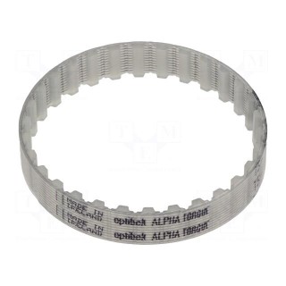 Timing belt | T5 | W: 8mm | H: 2.2mm | Lw: 150mm | Tooth height: 1.2mm