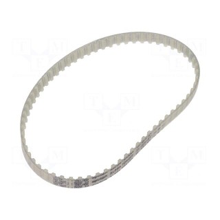 Timing belt | T5 | W: 8mm | H: 2.2mm | Lw: 320mm | Tooth height: 1.2mm