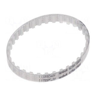Timing belt | T5 | W: 8mm | H: 2.2mm | Lw: 440mm | Tooth height: 1.2mm