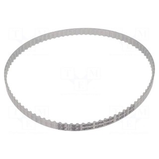 Timing belt | T5 | W: 8mm | H: 2.2mm | Lw: 450mm | Tooth height: 1.2mm