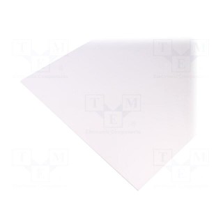 Sheet | Dim: 498x498mm | Thk: 1mm | white | Series: KOMADUR