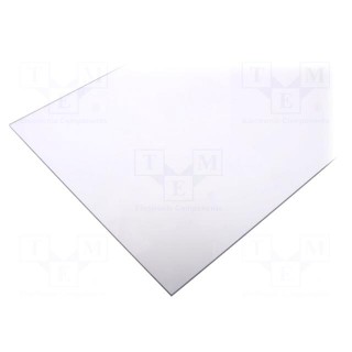 Sheet | Dim: 300x500mm | Thk: 10mm | colourless | 0.15m2