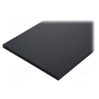 Sheet | Dim: 300x500mm | Thk: 20mm | black | 0.15m2