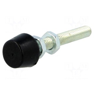Clamping bolt | Thread: M6 | Base dia: 13mm | Kind of tip: flat