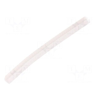 Hole and edge shield | polyetylene | L: 10m | natural | H: 6.1mm | W: 6mm
