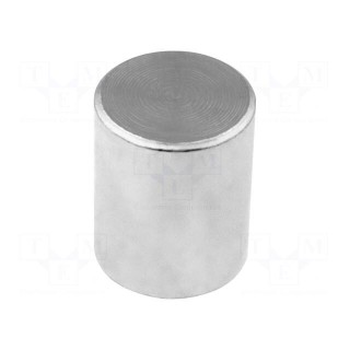Magnet: permanent | neodymium | H: 12mm | 12N | Ø: 8mm | Enclos.mat: steel