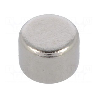 Magnet: permanent | neodymium | H: 3mm | 4N | Ø: 4mm