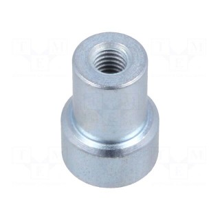 Magnet: permanent | neodymium | H: 4.5mm | 13N | Ø: 8mm | Thread len: 6mm