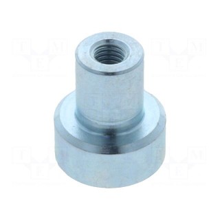 Magnet: permanent | neodymium | H: 4.5mm | 25N | Ø: 10mm | Thread len: 6mm
