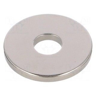 Magnet: permanent | neodymium | H: 4mm | 110N | Ø: 38mm