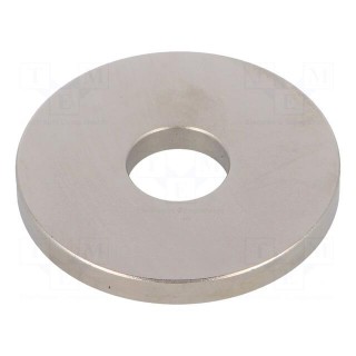Magnet: permanent | neodymium | H: 5mm | 165N | Ø: 48mm