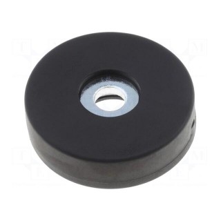 Magnet: permanent | neodymium | H: 6mm | 35N | Ø: 22mm | Enclos.mat: steel