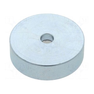 Magnet: permanent | neodymium | H: 7mm | 160N | Ø: 25mm