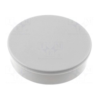 Magnet: permanent | neodymium | H: 8mm | 10N | Ø: 18mm | Colour: grey | 80°C