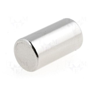 Magnet: permanent | neodymium | Ø8x15mm | NdFeB | 1150mT