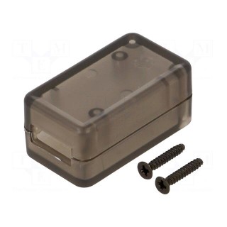 Enclosure: for USB | X: 20mm | Y: 35mm | Z: 15.5mm | ABS