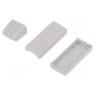Enclosure: for USB | X: 20mm | Y: 66mm | Z: 12mm | ABS | grey