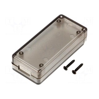 Enclosure: for USB | X: 30mm | Y: 65mm | Z: 15.5mm | ABS