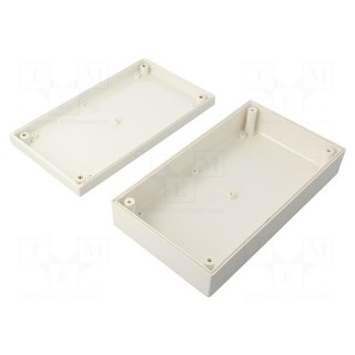 Enclosure: multipurpose | X: 112mm | Y: 200mm | Z: 51mm | ABS | white