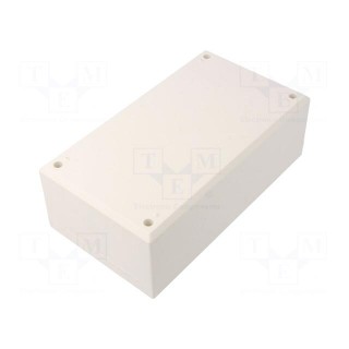 Enclosure: multipurpose | X: 112mm | Y: 200mm | Z: 71mm | vented | ABS