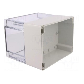 Enclosure: multipurpose | X: 120mm | Y: 160mm | Z: 140mm | EURONORD | grey