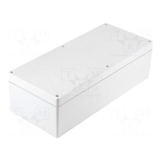 Enclosure: multipurpose | X: 150mm | Y: 340mm | Z: 101mm | EURONORD | ABS