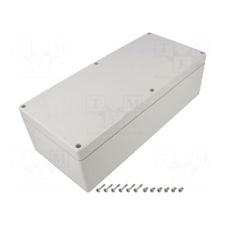 Enclosure: multipurpose | X: 150mm | Y: 340mm | Z: 101mm | EURONORD | grey