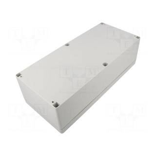 Enclosure: multipurpose; X: 150mm; Y: 340mm; Z: 101mm; EURONORD; grey