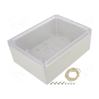 Enclosure: multipurpose | X: 165mm | Y: 220mm | Z: 85mm | Ritec | IP65