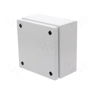 Enclosure: multipurpose | X: 200mm | Y: 200mm | Z: 120mm | KX | light grey